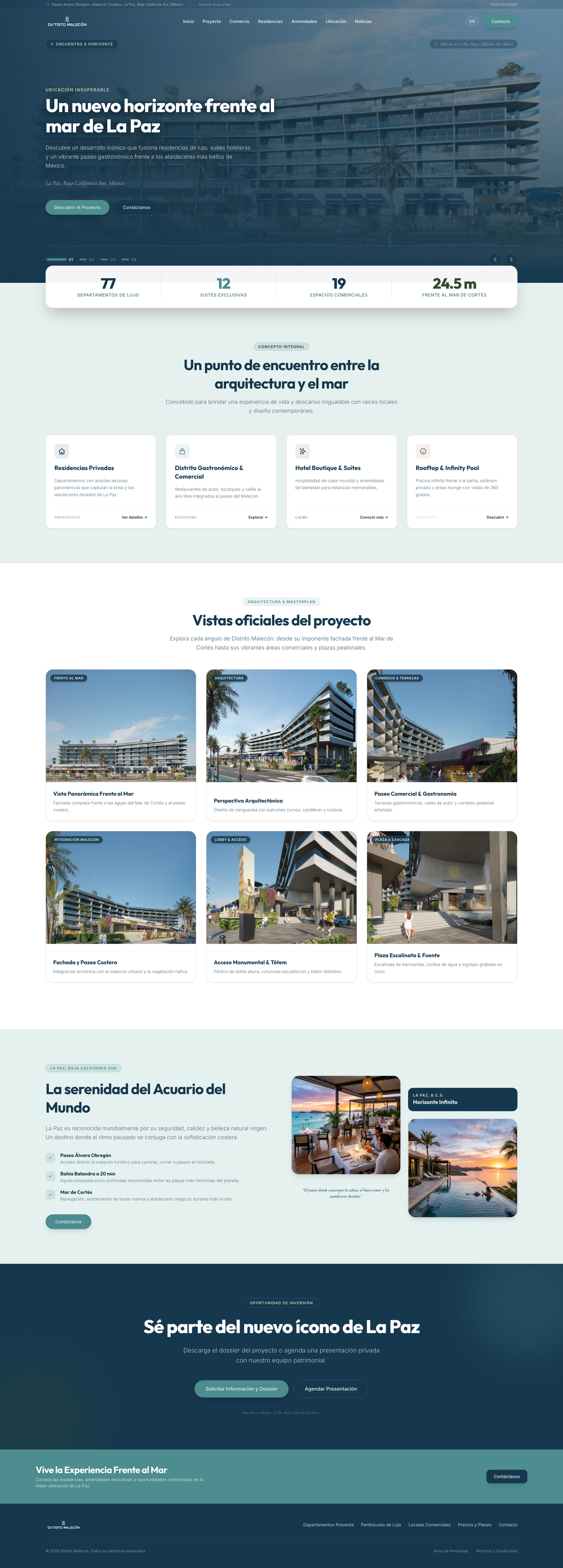 Home Page Completo de Distrito Malecón